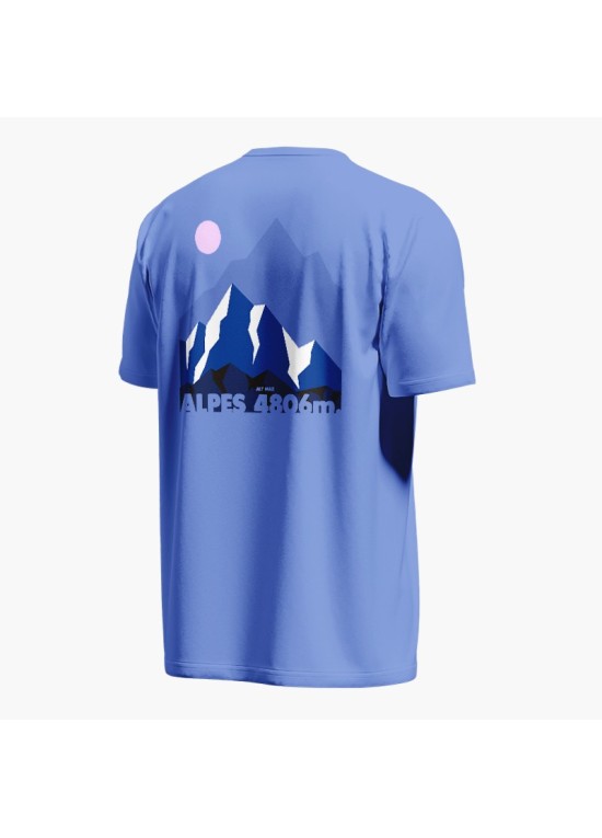 BV SPORT HAUT T-SHIRT TREK SUMMIT "LYOCELL" ALPES BLEU ADULTE