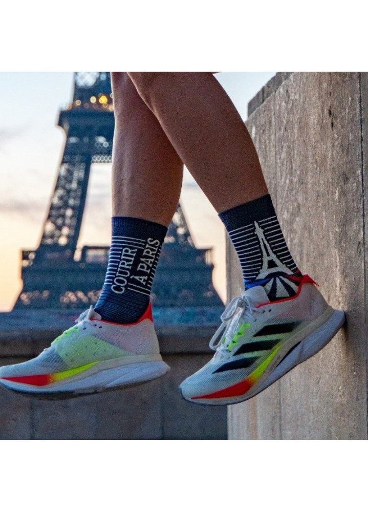 BV SPORT CHAUSSETTES RUN MARATHON HIGH "PARIS"