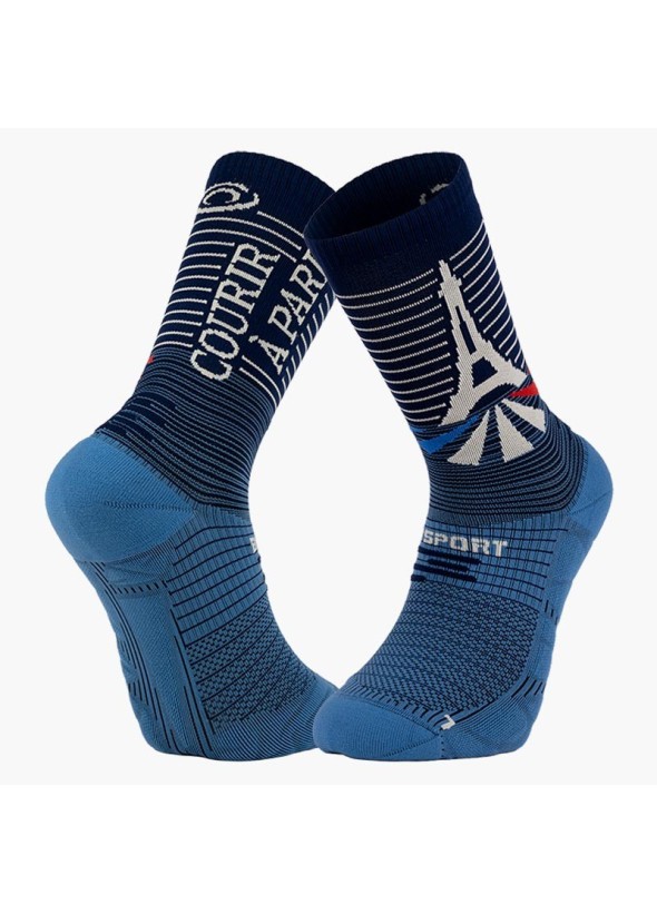 BV SPORT CHAUSSETTES RUN MARATHON HIGH "PARIS"