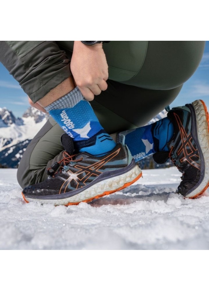 BV SPORT CHAUSSETTES TREK SUMMIT LYOCELL ALPES BLEU