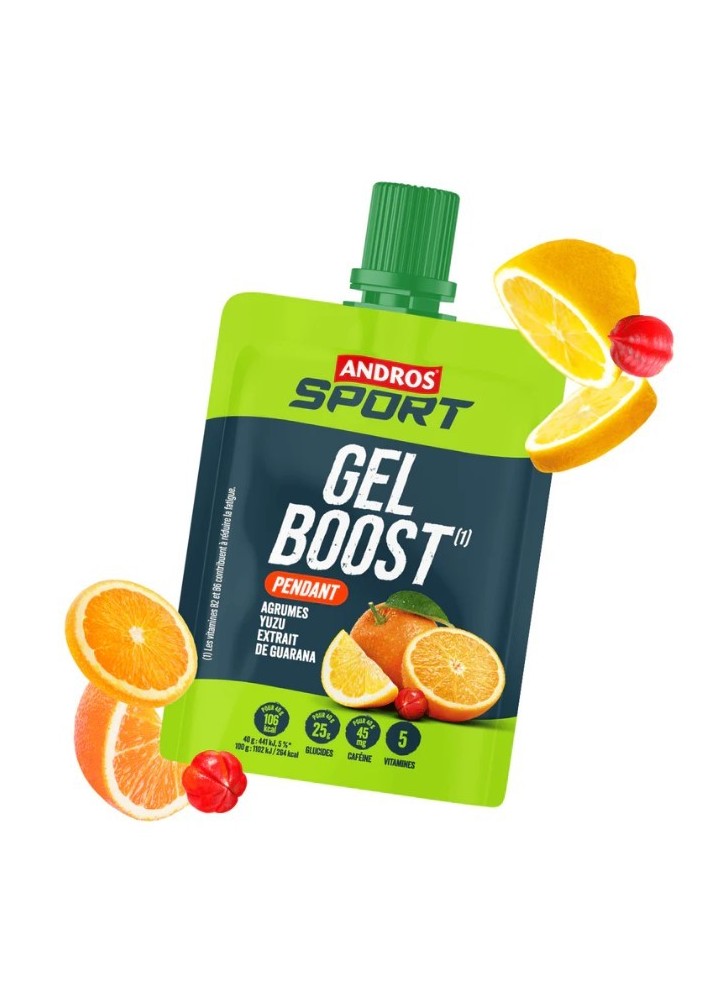 ANDROS SPORT GEL BOOST AGRUMES YUZU