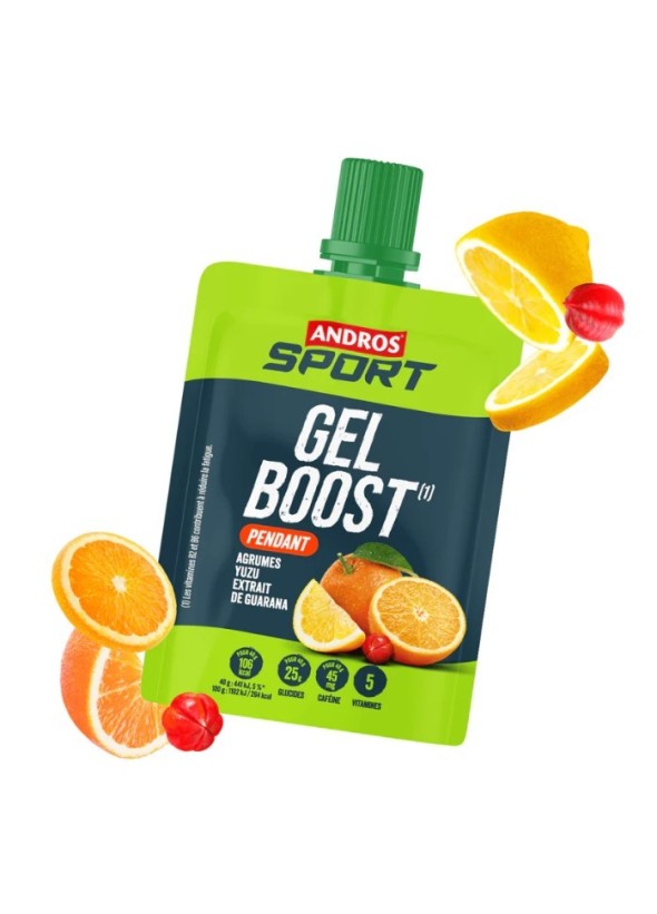 ANDROS SPORT GEL BOOST AGRUMES YUZU