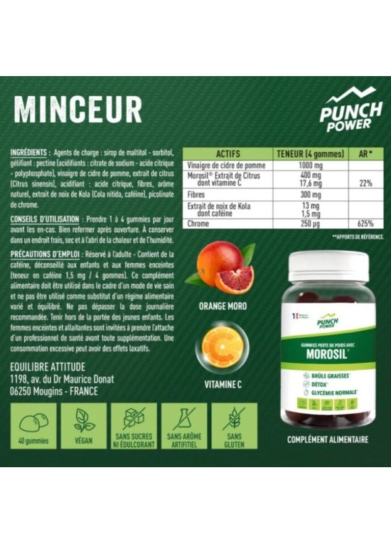 PUNCH POWER Morosil 40 gummies