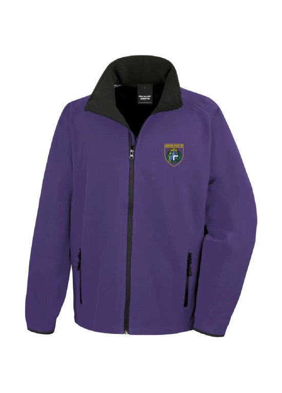 VESTE SOFTSHELL HOMME FLOCAGE COEUR LA JEANNE D'ARC TIR