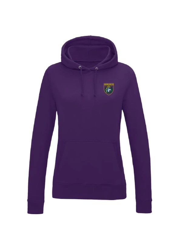 SWEAT À CAPUCHE FEMME FLOCAGE COEUR LA JEANNE D'ARC TIR