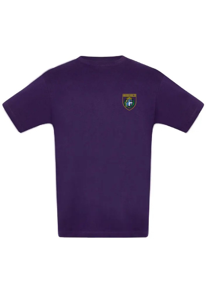 T-SHIRT COTON ADULTE FLOCAGE COEUR LA JEANNE D'ARC TIR