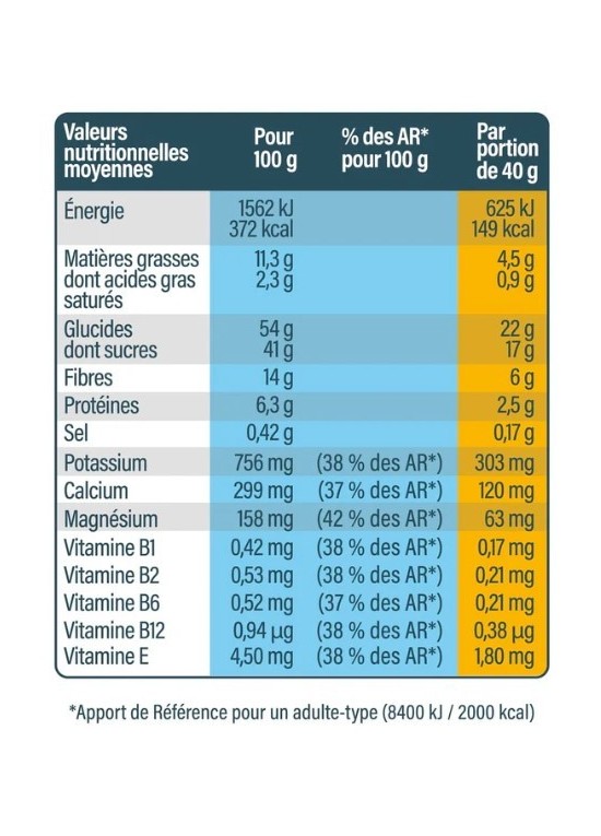 ANDROS SPORT ACTIV BAR BANANE CHOCOLAT