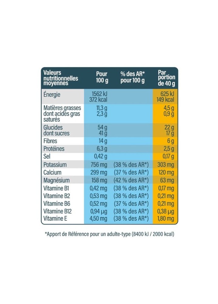 ANDROS SPORT ACTIV BAR BANANE CHOCOLAT