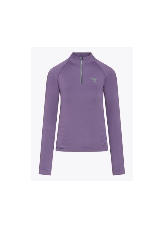 DIADORA T-SHIRT L.LS 1/2 ZIP STRATOUNO W