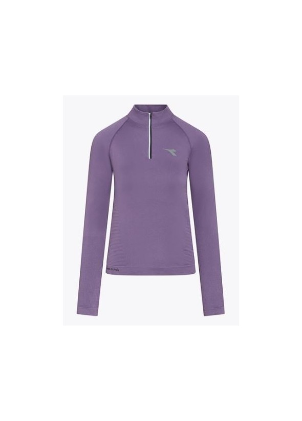 DIADORA T-SHIRT L.LS 1/2 ZIP STRATOUNO W