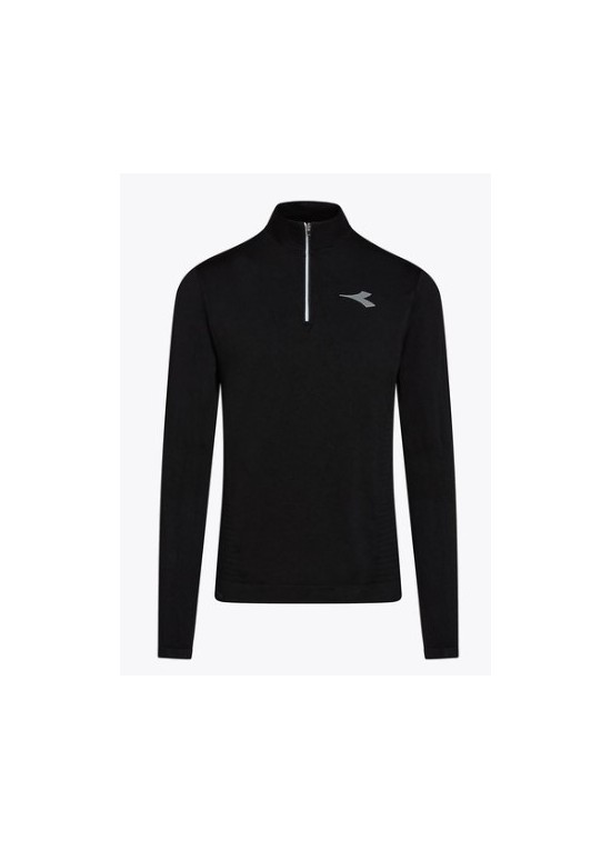 DIADORA T-SHIRT À MANCHES LONGUES ET DEMI-ZIP STRATOUNO M