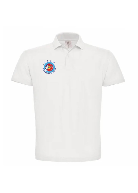 POLO COTON HOMME ANTI-COEUR+DOS CSAG MOURMELON TIR