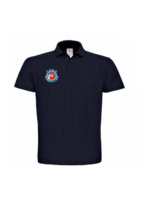 POLO COTON HOMME ANTI-COEUR+DOS CSAG MOURMELON TIR