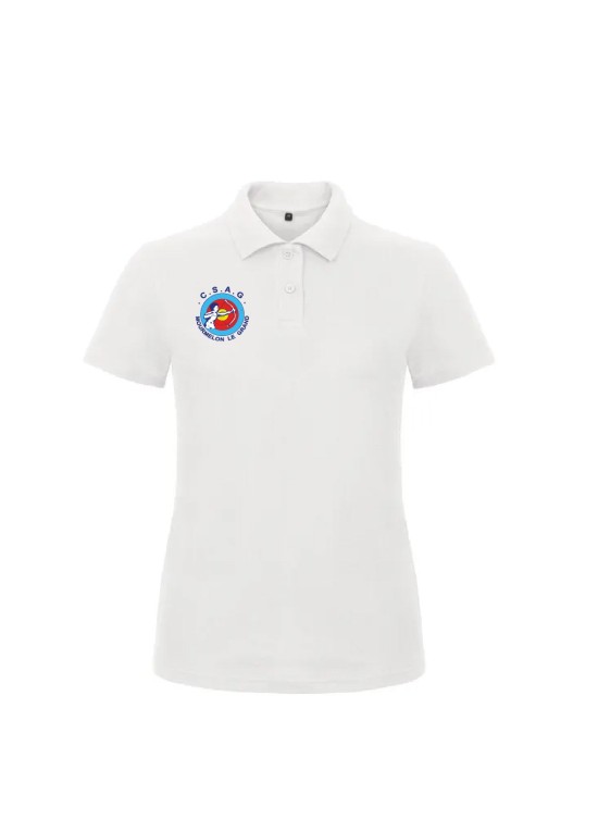 POLO COTON FEMME ANTI-COEUR+DOS CSAG MOURMELON TIR