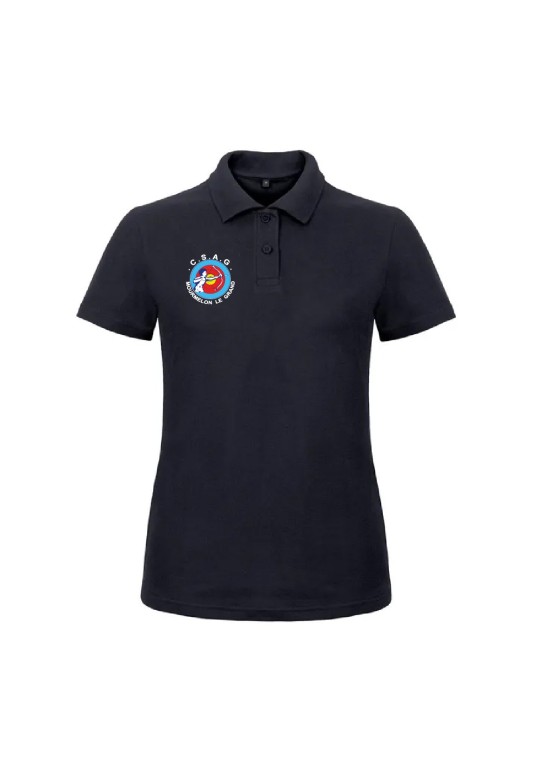 POLO COTON FEMME ANTI-COEUR+DOS CSAG MOURMELON TIR