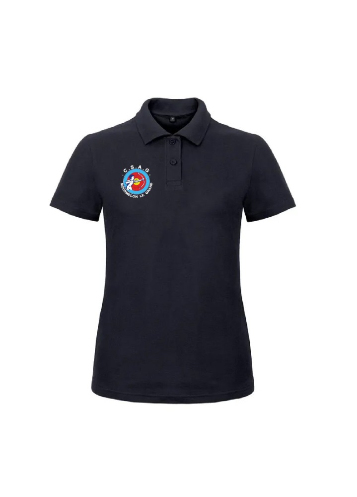 POLO COTON FEMME ANTI-COEUR+DOS CSAG MOURMELON TIR