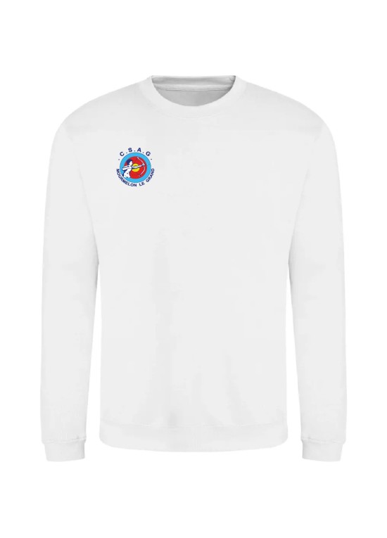 SWEAT SANS CAPUCHE ADULTE ANTI-COEUR+DOS CSAG MOURMELON TIR