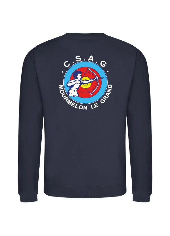 SWEAT SANS CAPUCHE ADULTE ANTI-COEUR+DOS CSAG MOURMELON TIR
