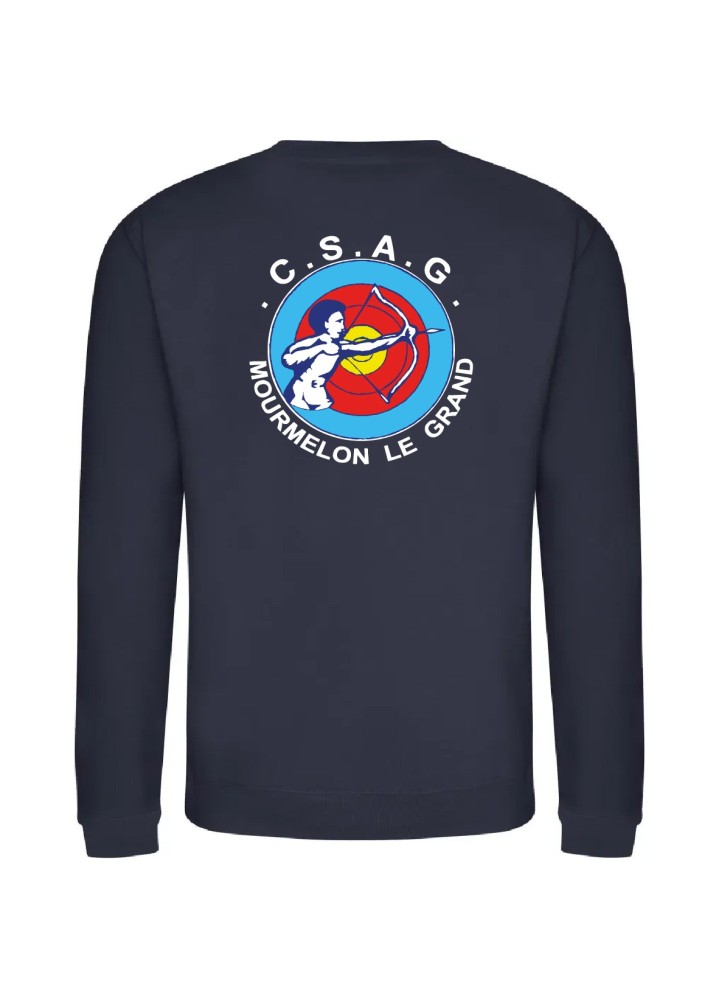 SWEAT SANS CAPUCHE ADULTE ANTI-COEUR+DOS CSAG MOURMELON TIR