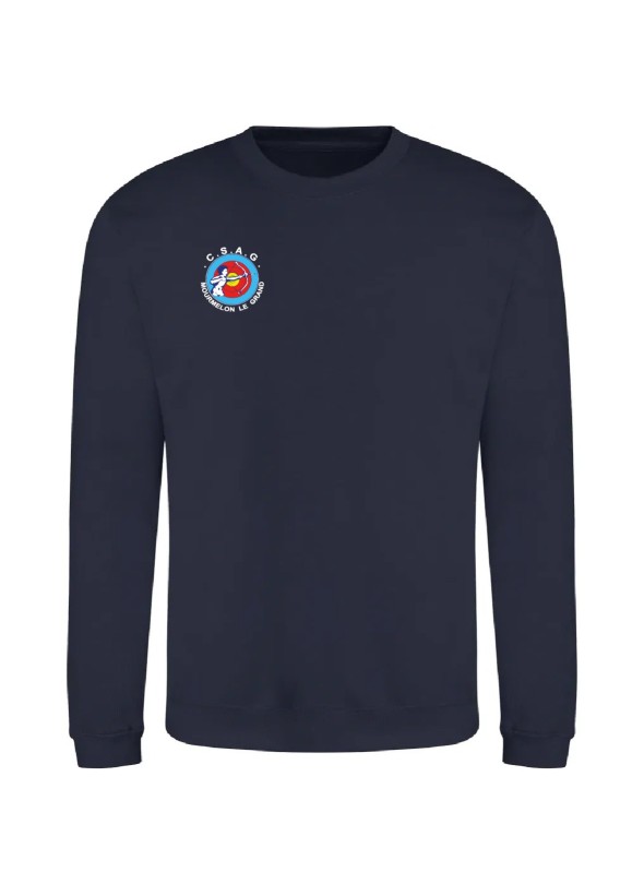 SWEAT SANS CAPUCHE ADULTE ANTI-COEUR+DOS CSAG MOURMELON TIR