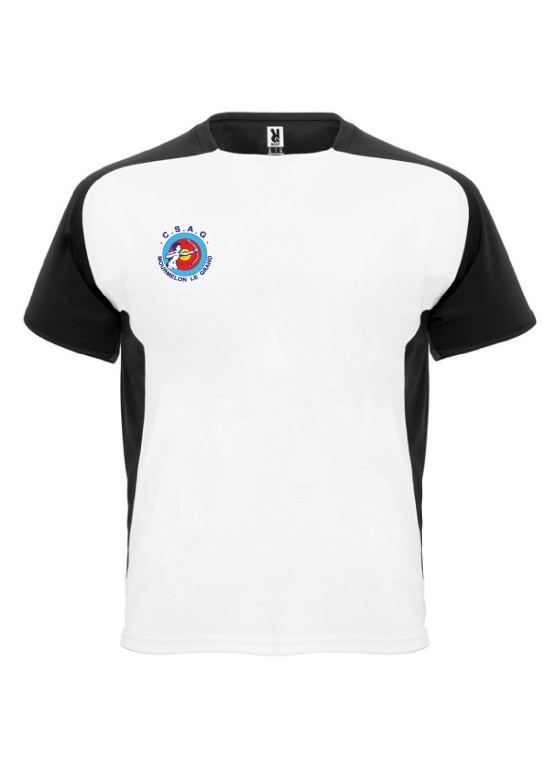 T-SHIRT TECHNIQUE HOMME ANTI-COEUR+DOS CSAG MOURMELON TIR