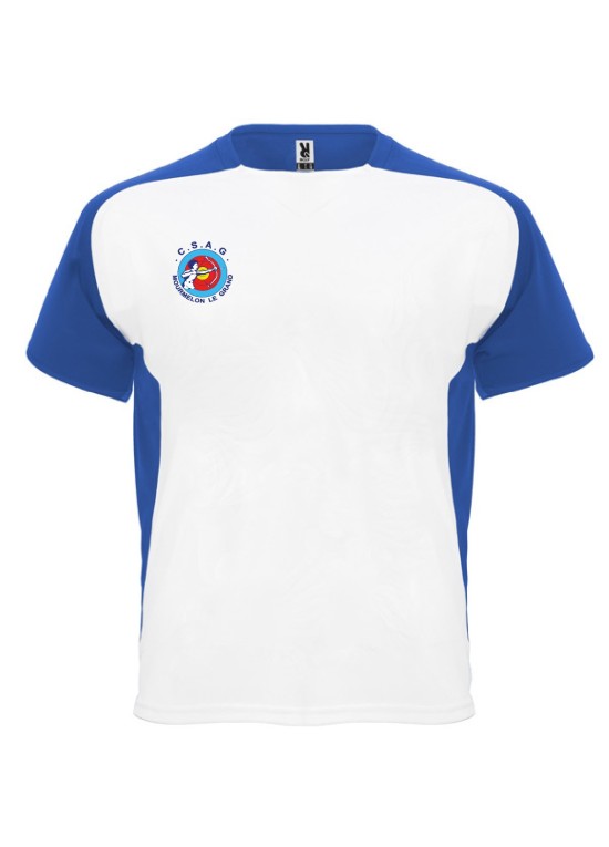 T-SHIRT TECHNIQUE HOMME ANTI-COEUR+DOS CSAG MOURMELON TIR