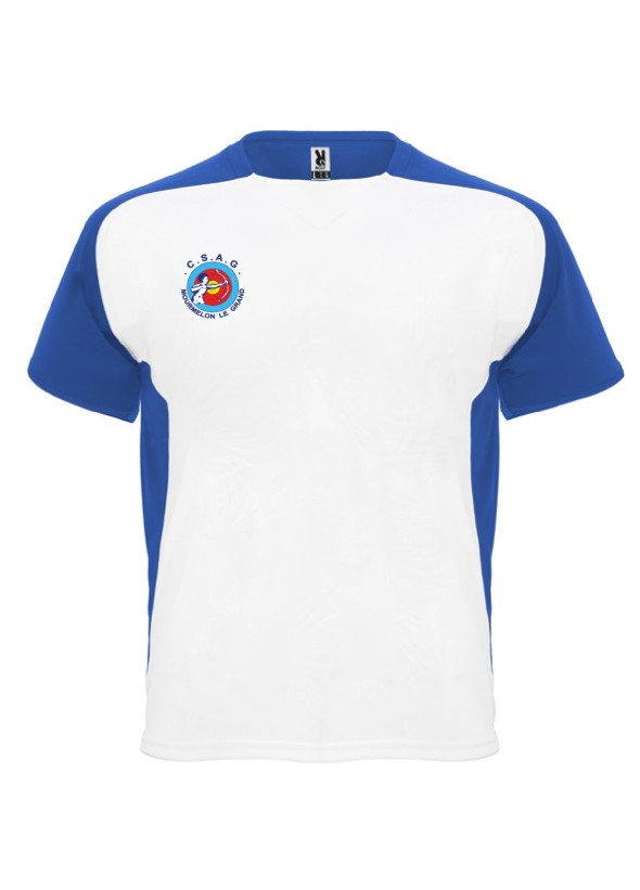 T-SHIRT TECHNIQUE HOMME ANTI-COEUR+DOS CSAG MOURMELON TIR