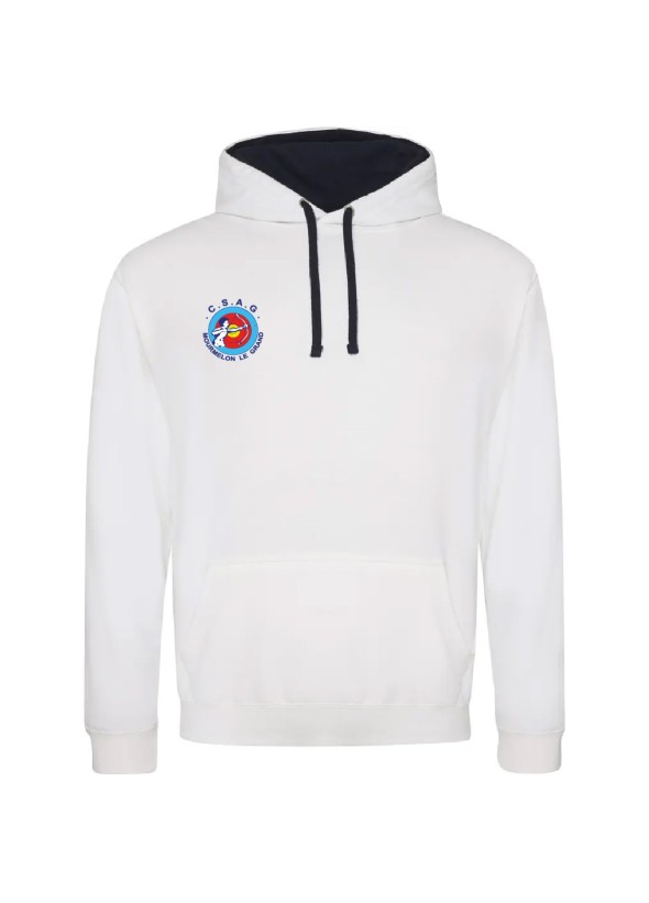 SWEAT A CAPUCHE ADULTE ANTI-COEUR+DOS CSAG MOURMELON TIR