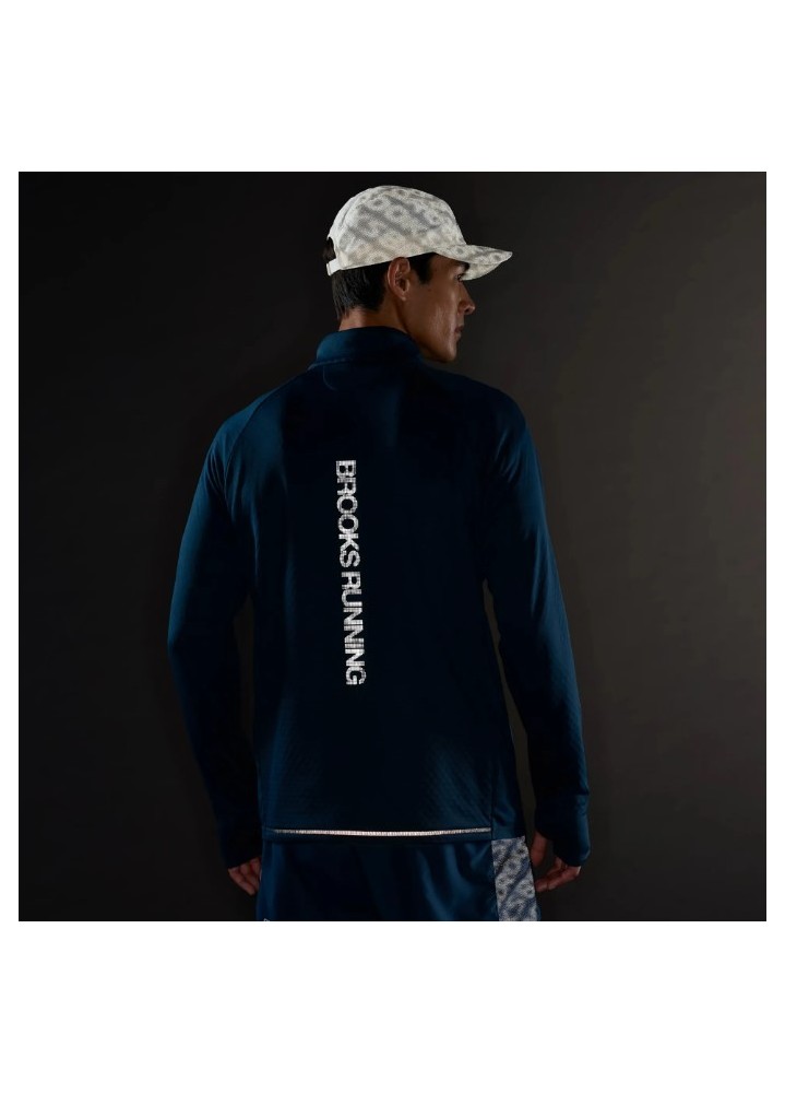 BROOKS THERMAL REFLECTIVE 1/2 ZIP M