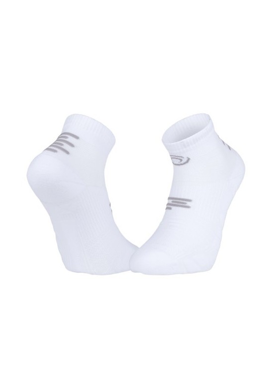 BV SPORT CHAUSSETTES RUN MARATHON LOW BLANC/GRIS
