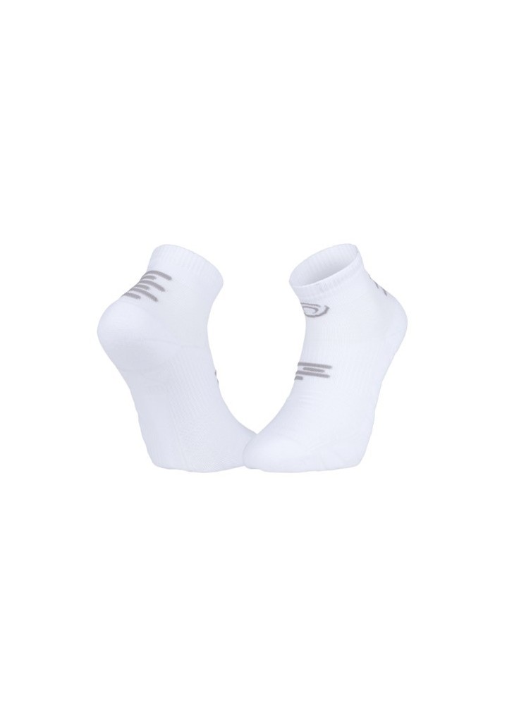 BV SPORT CHAUSSETTES RUN MARATHON LOW BLANC/GRIS