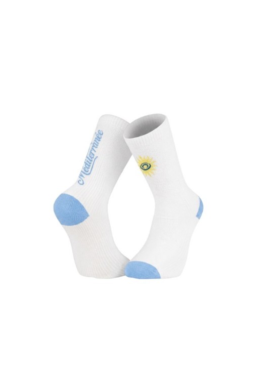 BV SPORT CHAUSSETTES RUN LIGHT MEDITERRANEE HIGH