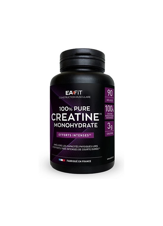 EA FIT 100%Pure Créatine 90 Gélules 751 mg