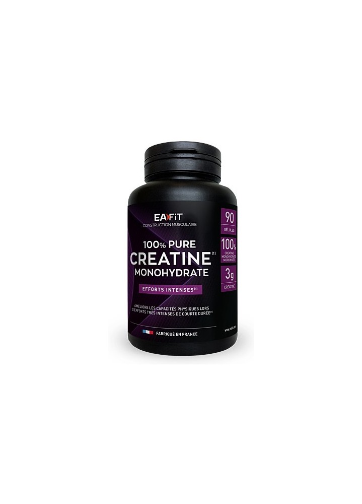 EA FIT 100%Pure Créatine 90 Gélules 751 mg