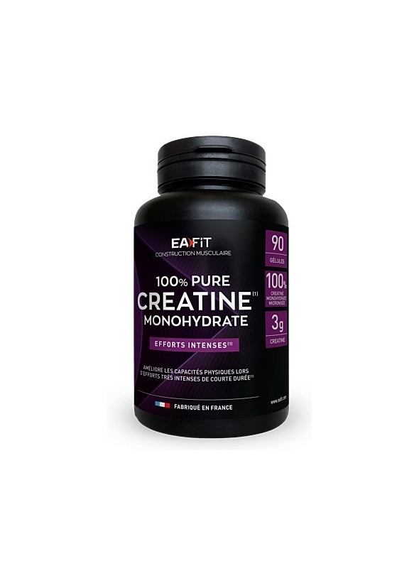 EA FIT 100%Pure Créatine 90 Gélules 751 mg
