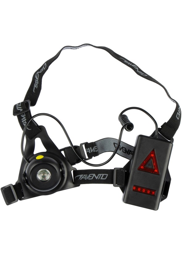 AVENTO SAFETY VEST CHEST LIGHT RECHARGEABLE LED