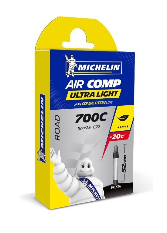 MICHELIN CHAMBRE A AIR ALLEGEE AIRCOMP ULTRALIGHT 52 MM