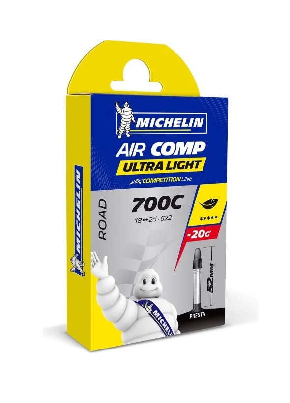 MICHELIN CHAMBRE A AIR ALLEGEE AIRCOMP ULTRALIGHT 52 MM