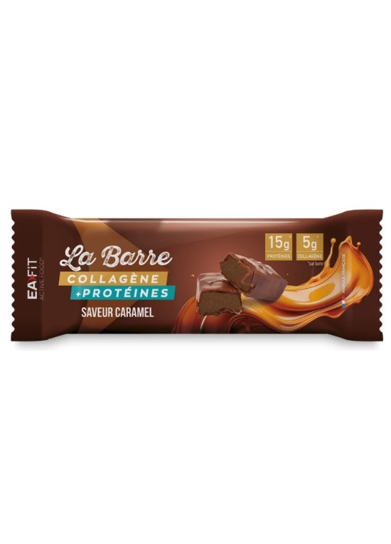 EA FIT Barre Protéinée Collagène Caramel