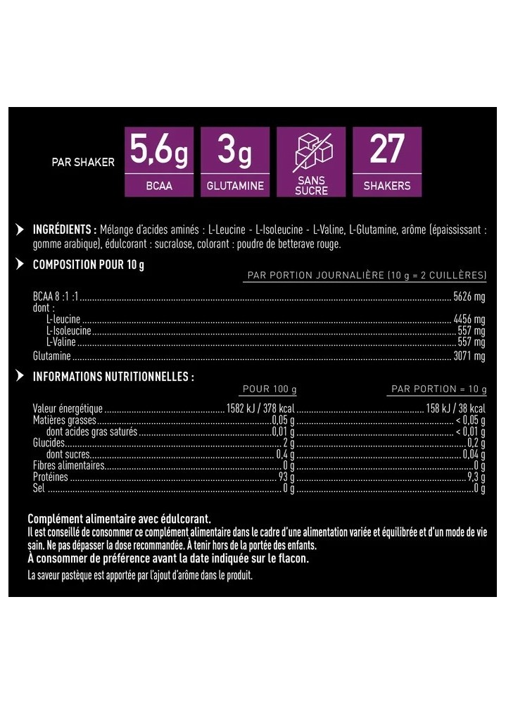 EAFIT BCAA 8.1.1 Pastèque - 275 g