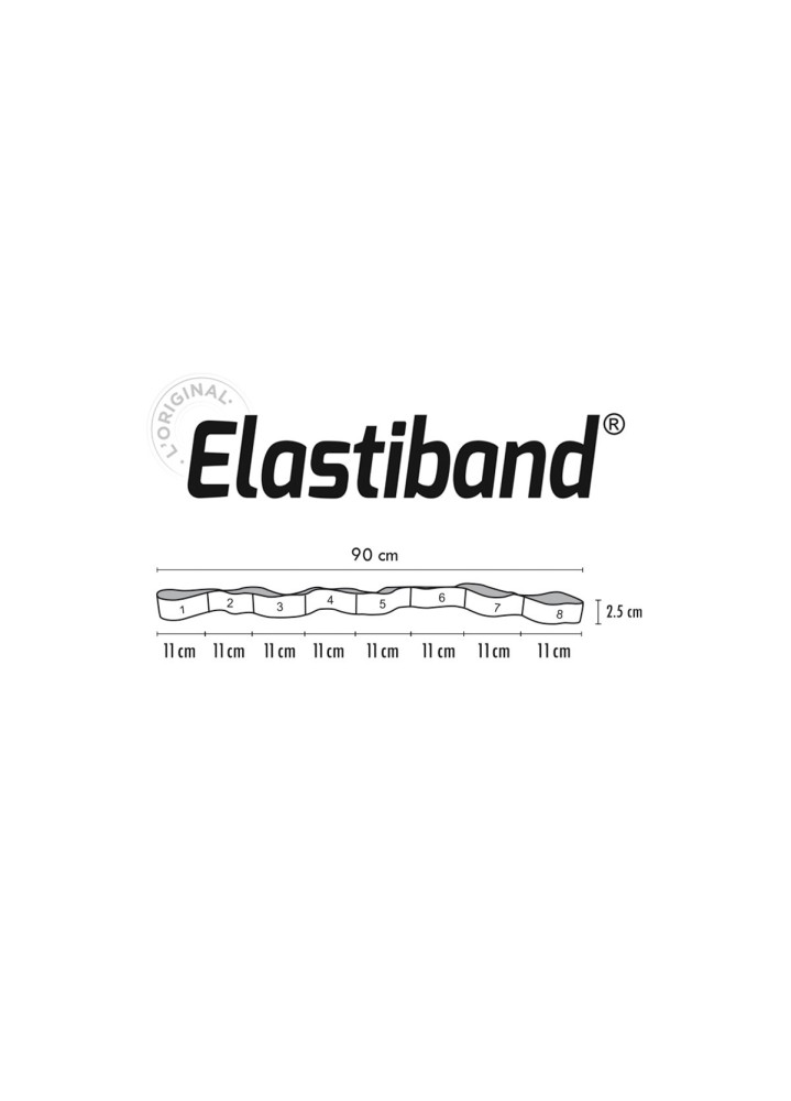 SVELTUS ELASTIBAND ORANGE 7 KG