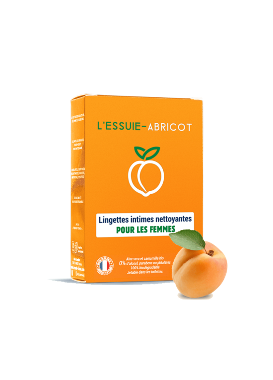 LINGETTES INTIMES ABRICOT FEMME