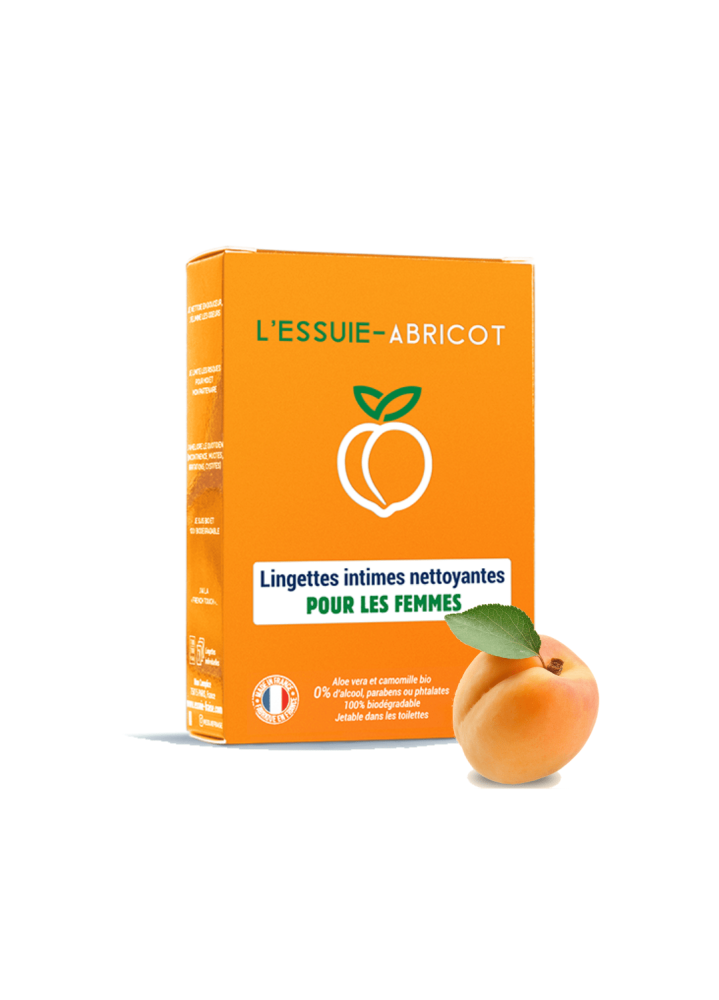 LINGETTES INTIMES ABRICOT FEMME