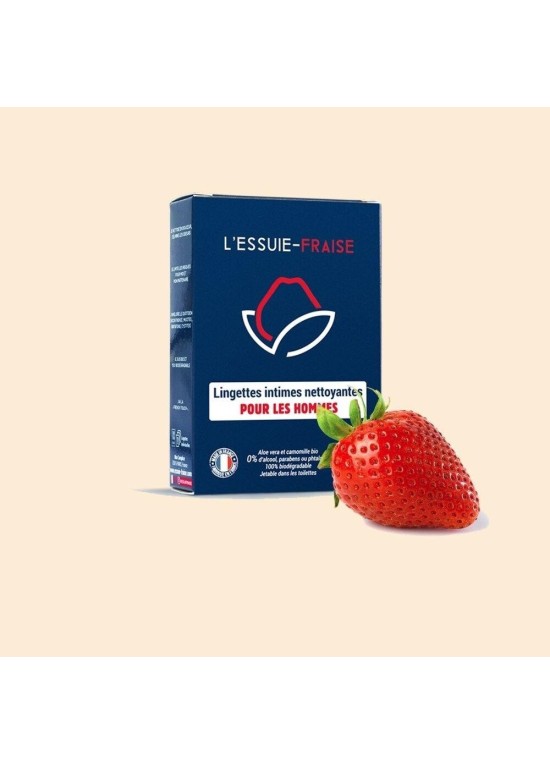 LINGETTES INTIMES FRAISE HOMMES