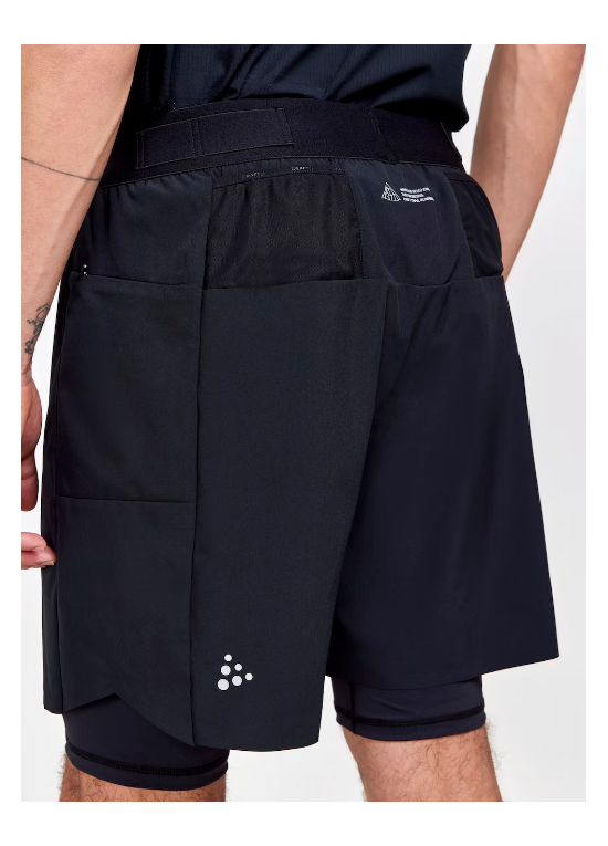 CRAFT PRO TRAIL 2IN1 SHORTS NOIR M