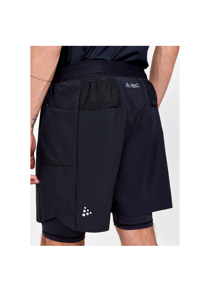 CRAFT PRO TRAIL 2IN1 SHORTS NOIR M