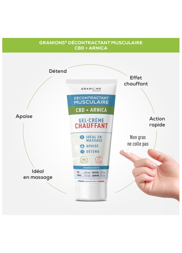 GEL-CREME CHaUFFANT CBD + ARNICA