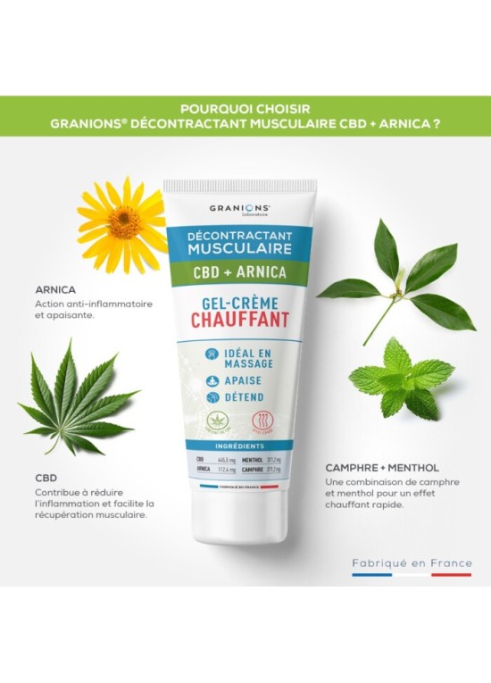 GEL-CREME CHaUFFANT CBD + ARNICA