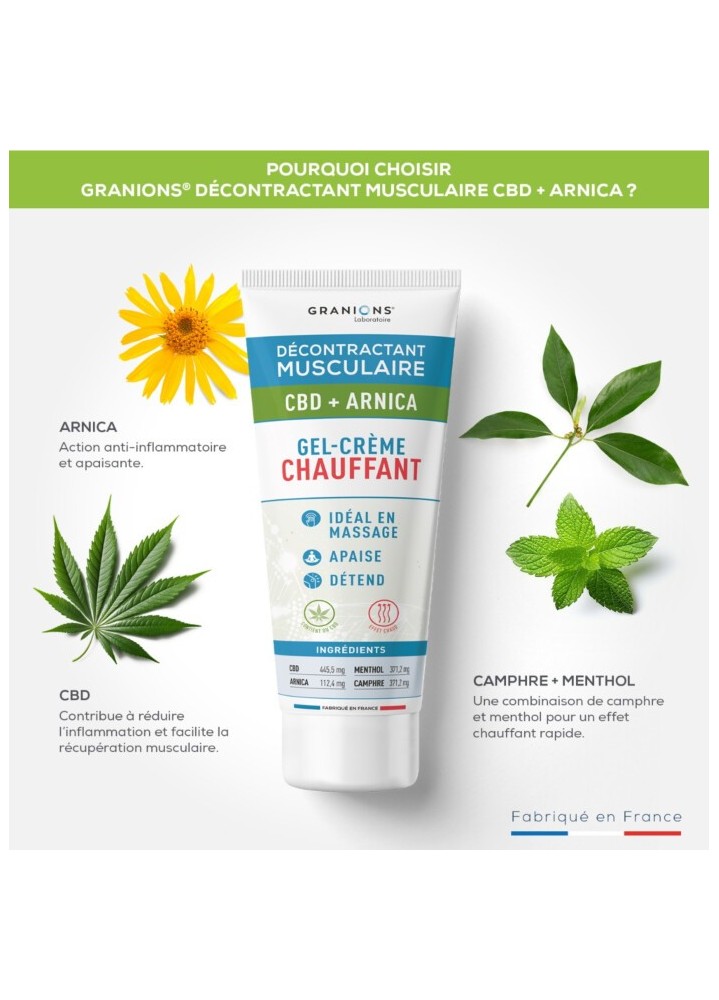 GEL-CREME CHaUFFANT CBD + ARNICA